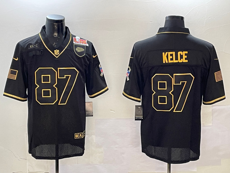 Men Kansas City Chiefs #87 Kelce black 2025 Nike Limited NFL Jersey 003->kansas city chiefs->NFL Jersey